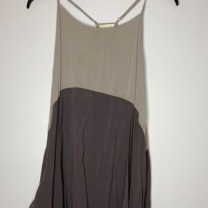 Two-toned grey dress